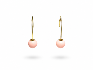 Brincos Pong Pink