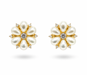 Brincos Daisy Pearl
