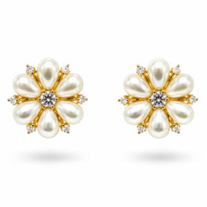 Brincos Daisy Pearl