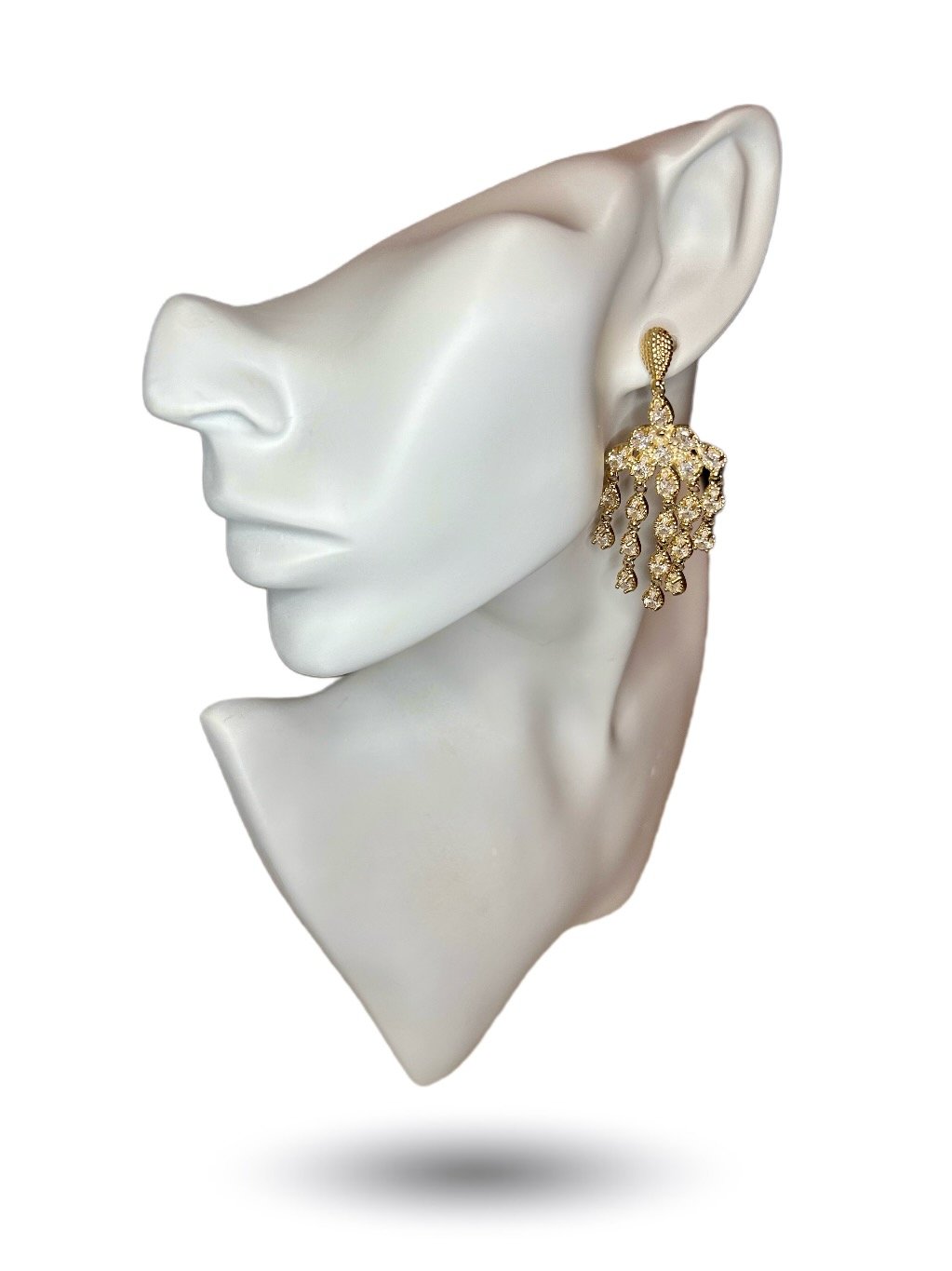 Brincos Golden Waterfall - Imagem 4