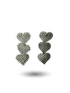 Brincos Rain Heart