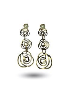 Brincos Rain Rose