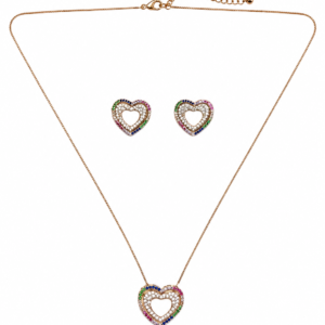 Conjunto Rainbow Heart