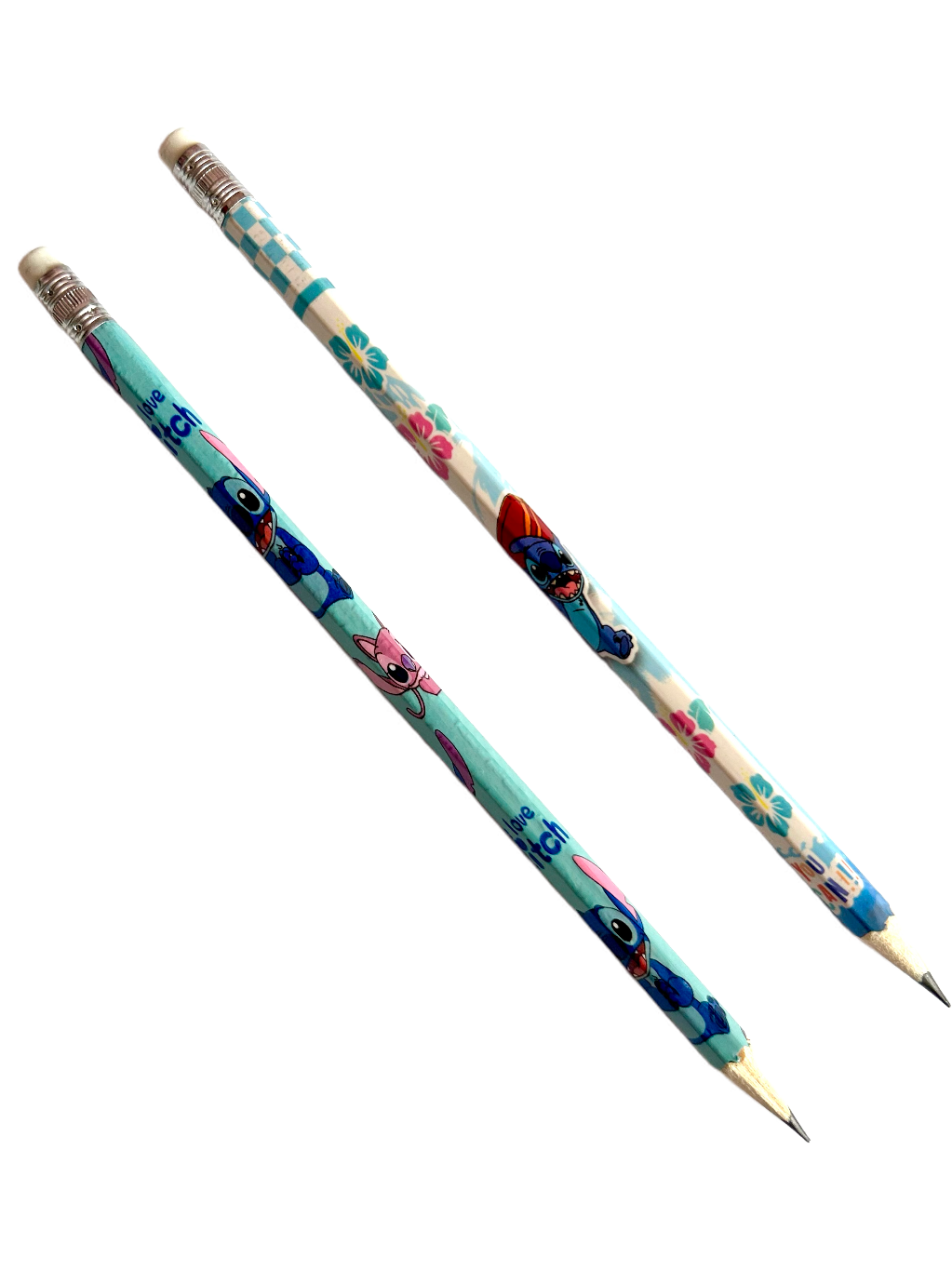 Lápis Hb Preto Com Borracha Stitch