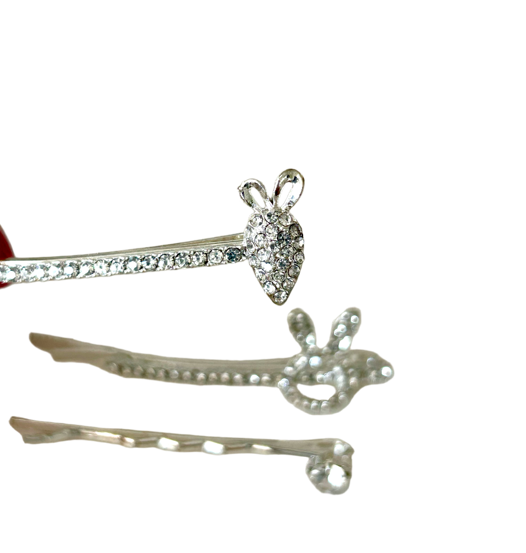 Presilha Clip Crystal Bunny - Imagem 2