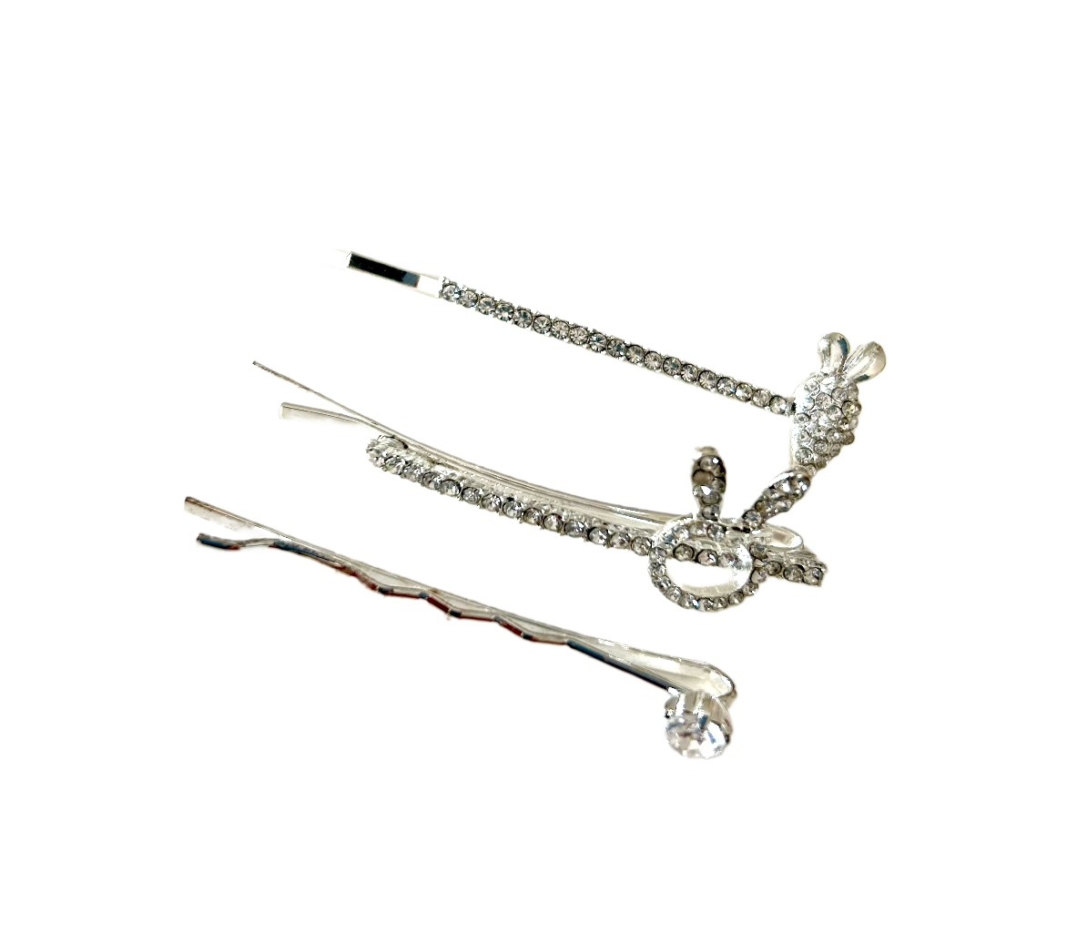 Presilha Clip Crystal Bunny