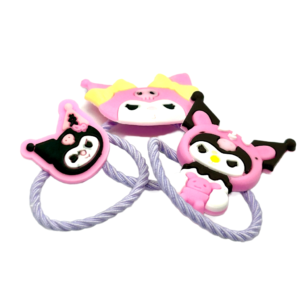 Presilha Ligas de Cabelo Kuromi