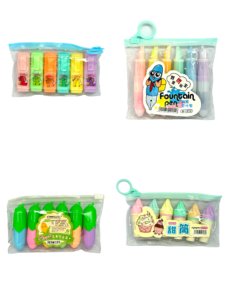 Caneta Marca Texto Kit Candy Colors