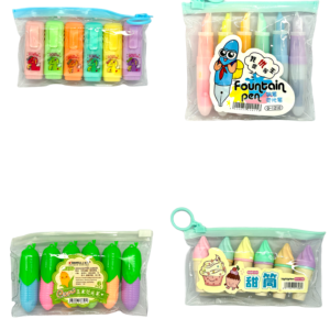 Caneta Marca Texto Kit Candy Colors