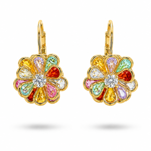 Brincos Fleur Lumiere