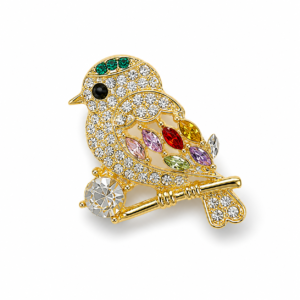 Broche Celestine Bird