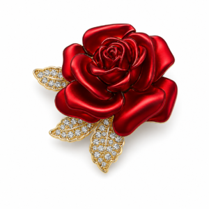 Broche Rouge Royale